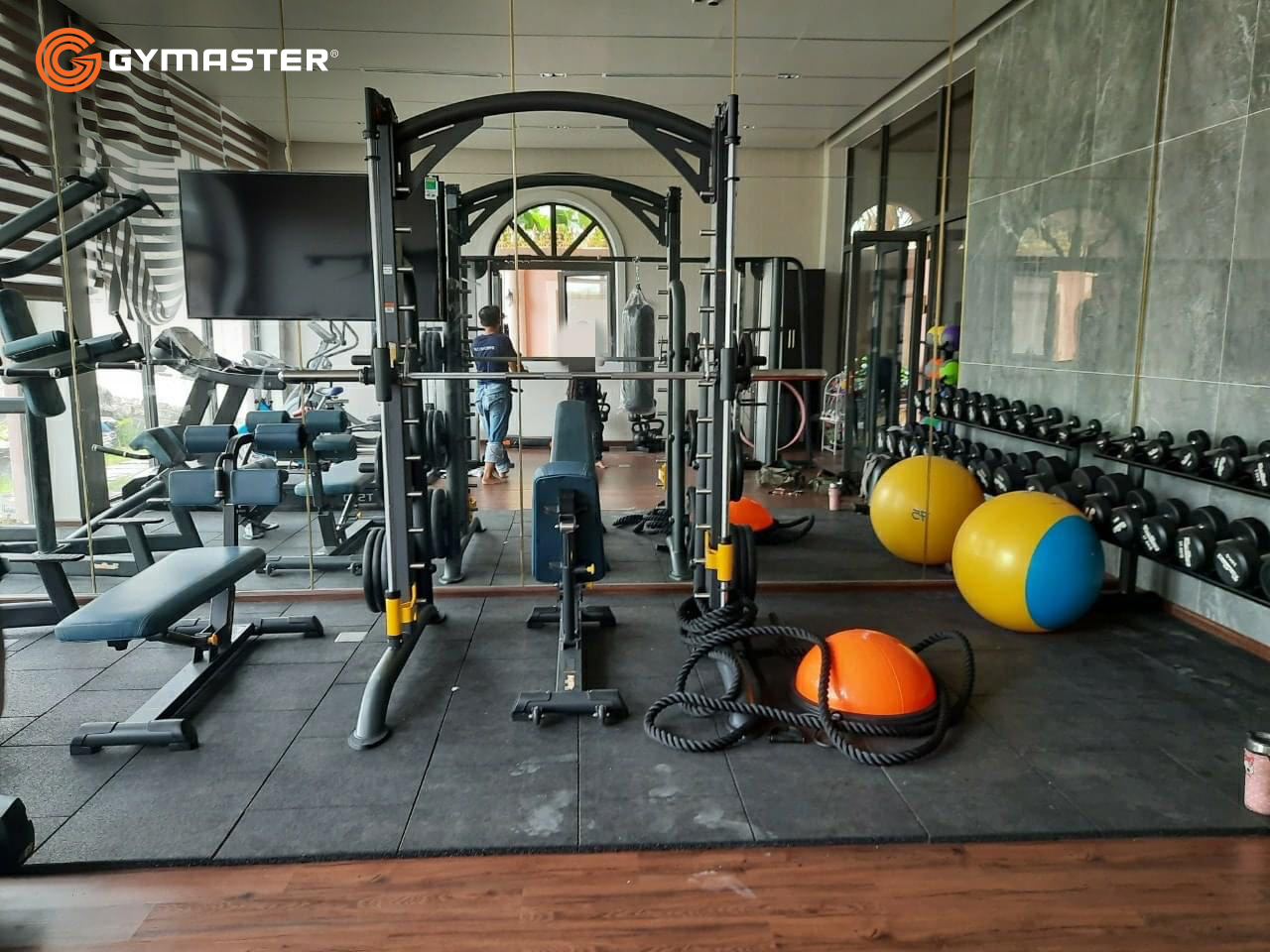 setup phòng gym gymaster home gym đồng nai giàn tạ