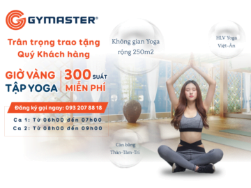 GIỜ VÀNG TẬP YOGA - 300 SUẤT MIỄN PHÍ 15