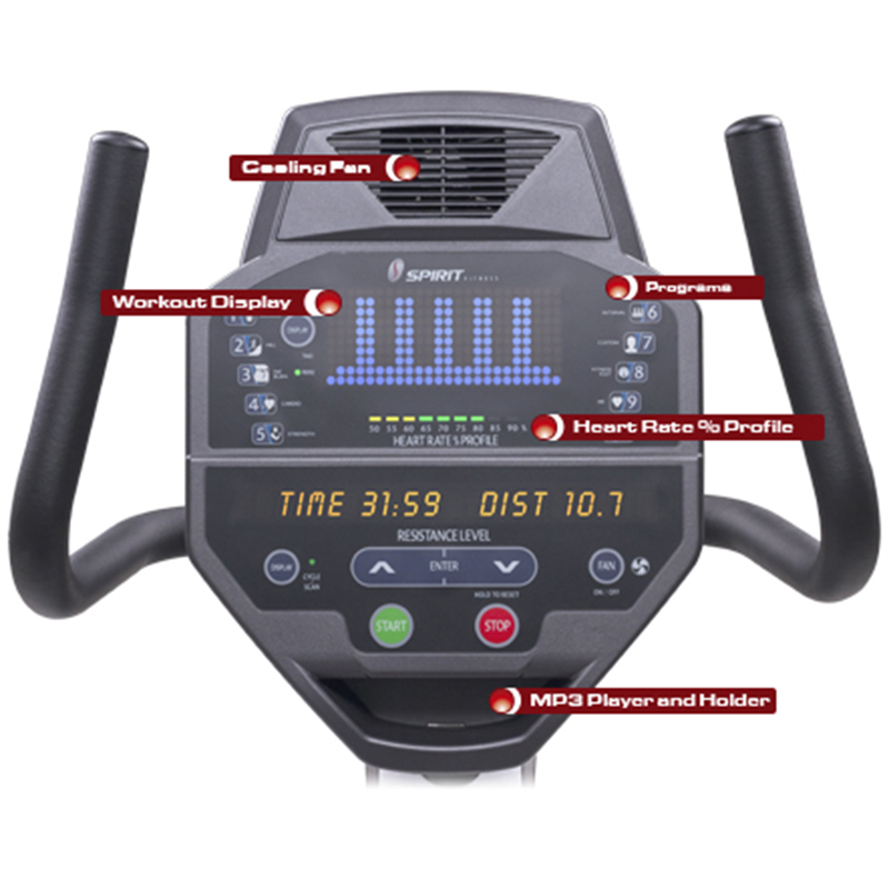 Xe đạp tập cao cấp Spirit CR-800 6