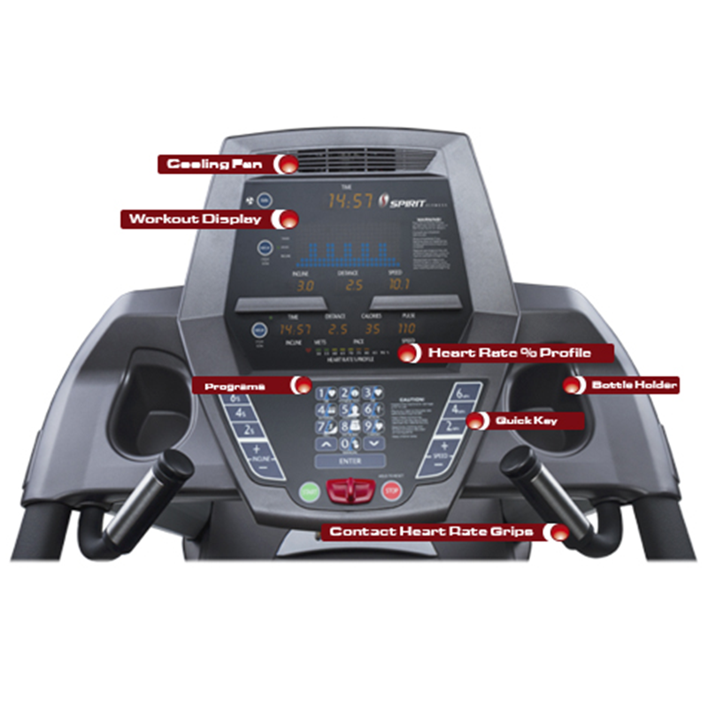 Máy chạy bộ cao cấp Spirit CT-800 | Gymaster 8