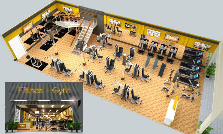 Dự án phòng Gym HOÀNG NAM - AN GIANG 1