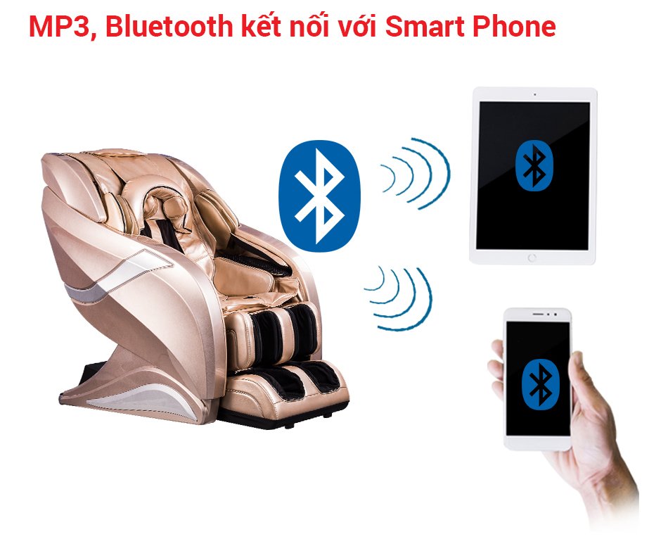 Ghế Massage 4D Rose Royal Buheung MK-9000 12