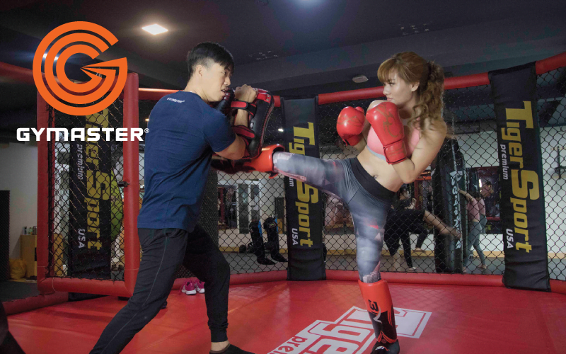 RÈN LUYỆN KICKBOXING VÀ MMA TẠI GYMASTER CÙNG Á HẬU DOANH NHÂN LƯƠNG NHÃ HIỀN 1