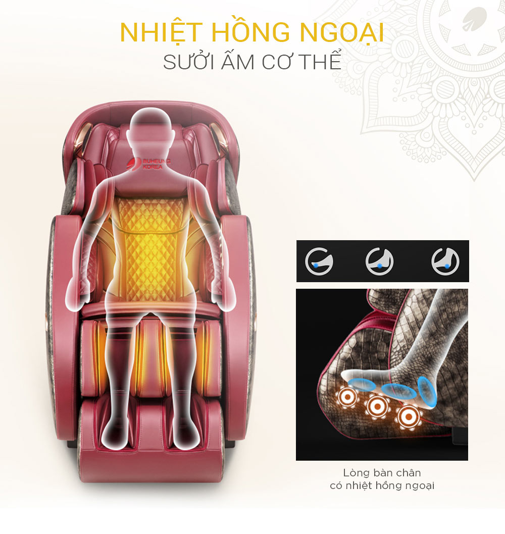Ghế Massage 5D Master Yoga Buheung MK-9200 14 Ghế Massage 5D Master Yoga Buheung MK-9200