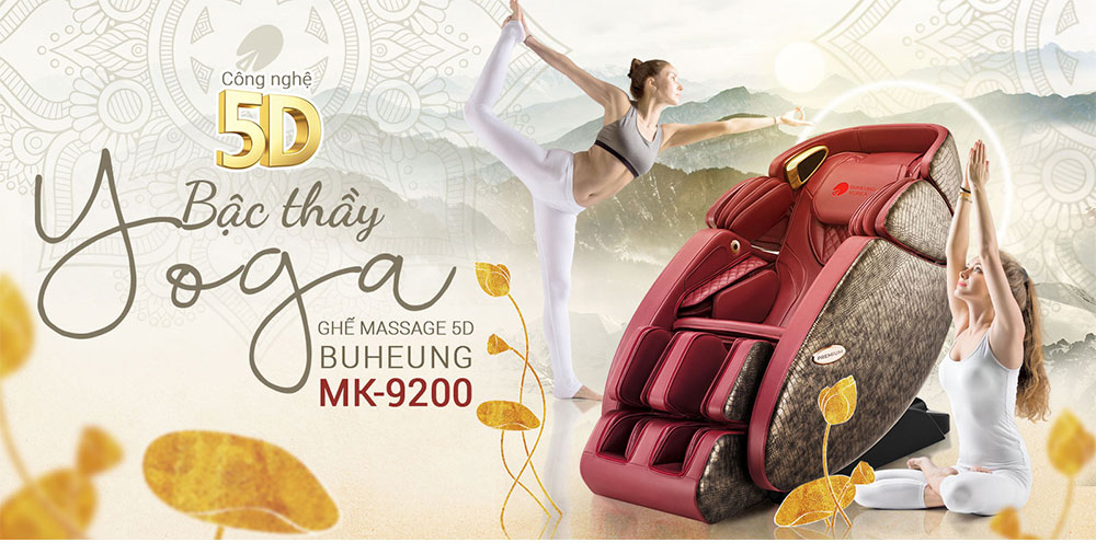 Ghế Massage 5D Master Yoga Buheung MK-9200 5 Ghế Massage 5D Master Yoga Buheung MK-9200