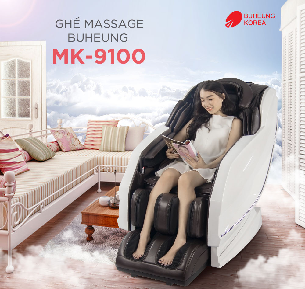 Ghế Massage 4D King Royal Buheung MK-9100 6 ghế massage buheung mk-9100