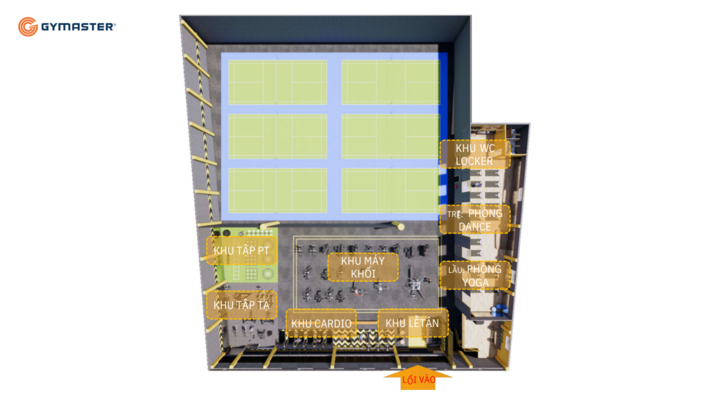 TƯ VẤN SETUP PHÒNG GYM DỰ ÁN BODY TECH CLUB TÂY NINH 5