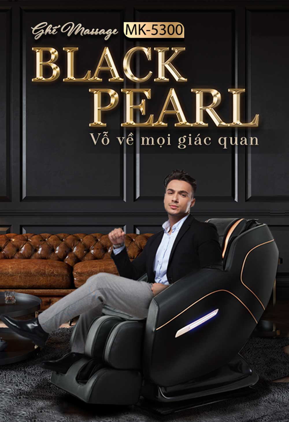Ghế Massage 4D Black Pearl Buheung MK-5300 10