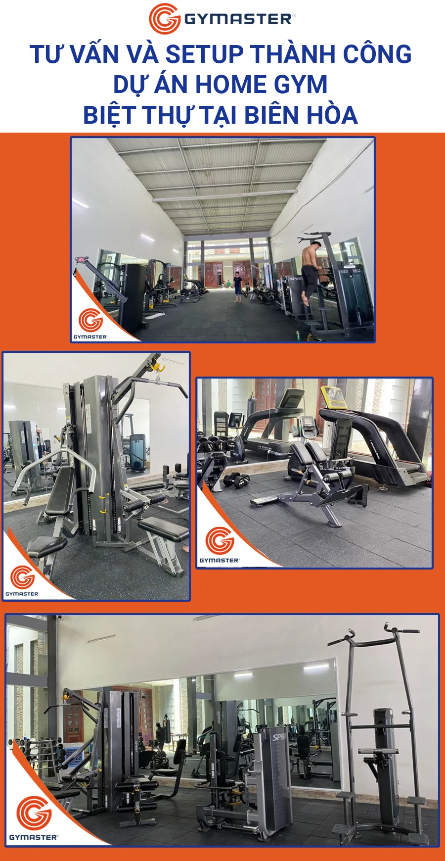 thiết kế phòng gym