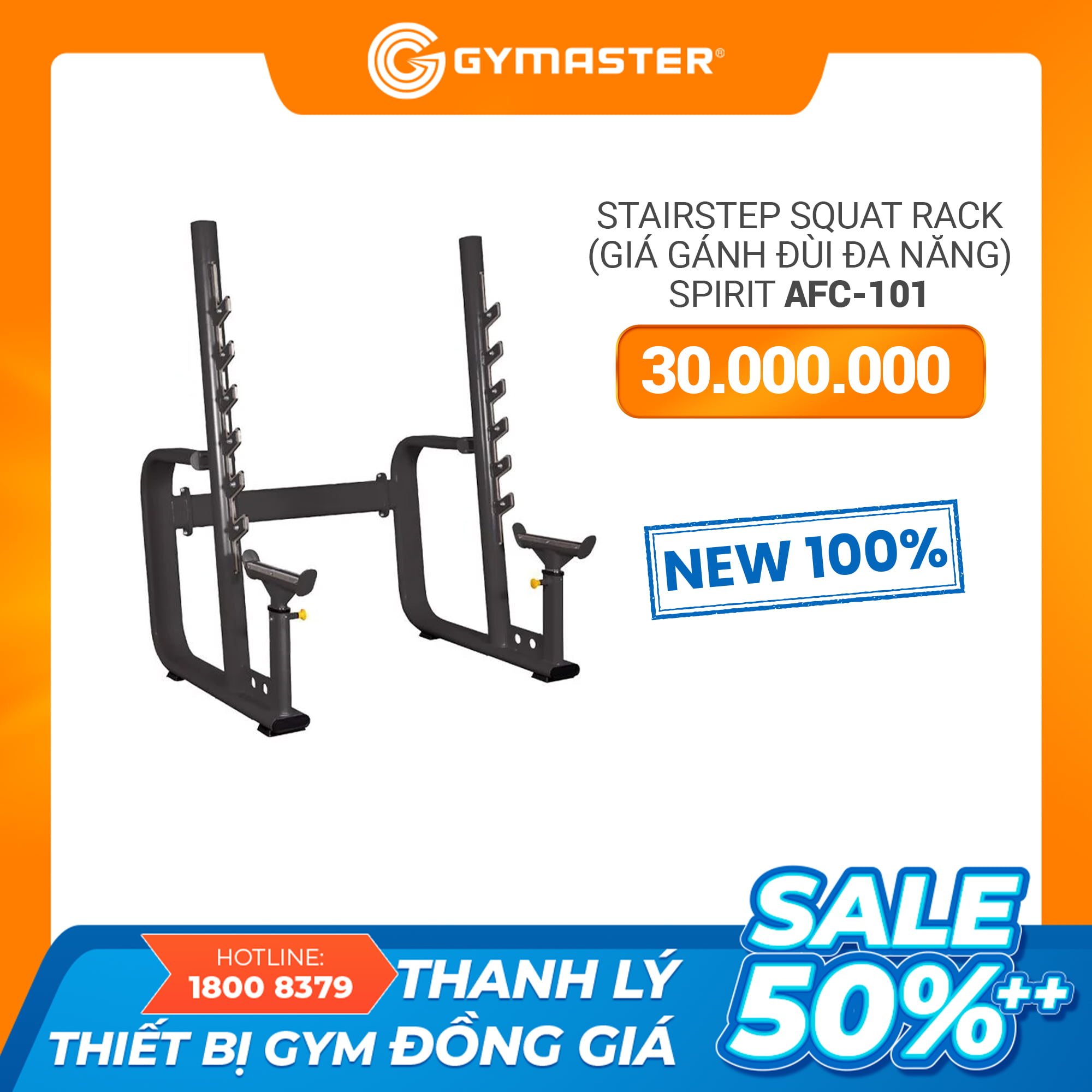 (Deal Sốc) Giá gánh đùi đa năng cao cấp Spirit AFC-101 6