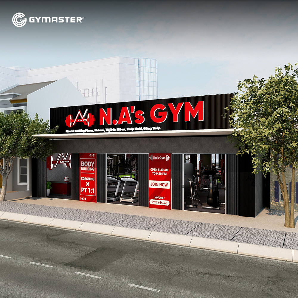 TƯ VẤN SET UP PHÒNG GYM NA'S GYM ĐỒNG THÁP 1