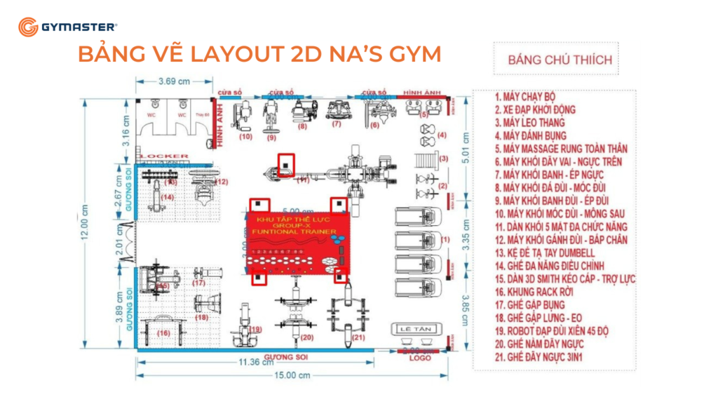 TƯ VẤN SET UP PHÒNG GYM NA'S GYM ĐỒNG THÁP 6