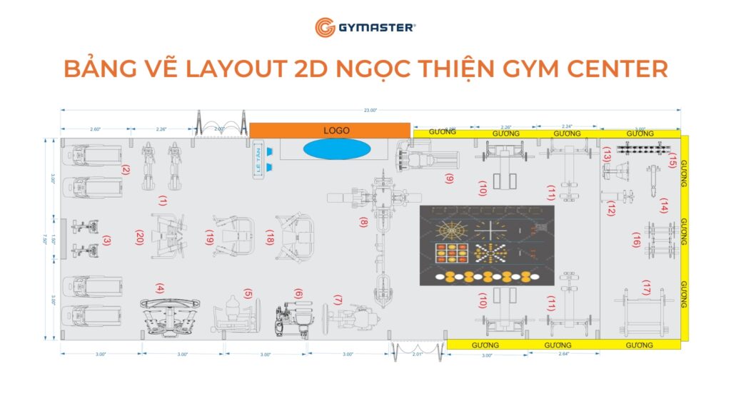 TƯ VẤN SETUP PHÒNG GYM NGỌC THIỆN GYM CENTER - NHÀ BÈ 11