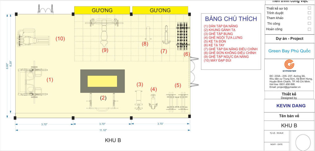 Gymaster tư vấn setup thành công phòng gym GreenBay Resort Phú Quốc – Tiện ích Mini Gym đẳng cấp cho khách sạn 2
