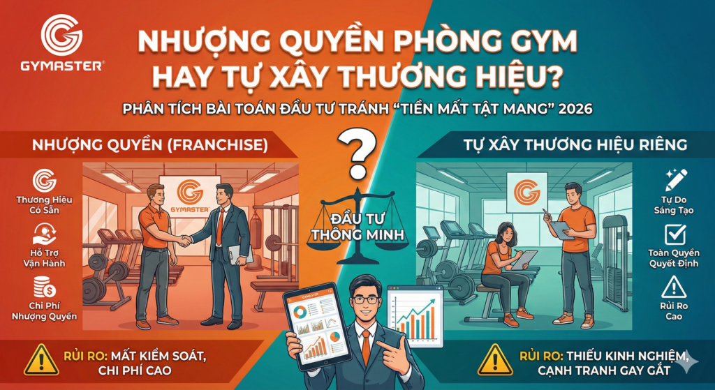 nhượng quyền phòng gym