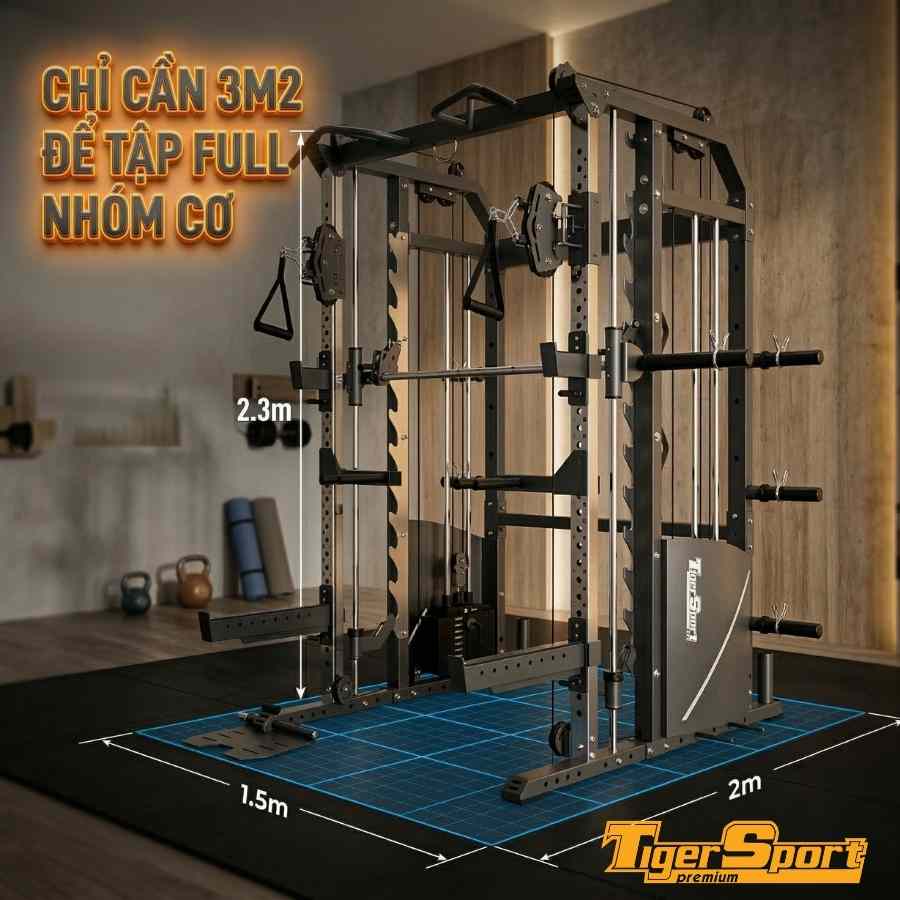 GIÀN TẠ ĐA NĂNG TIGER SPORT TGH-X3 14