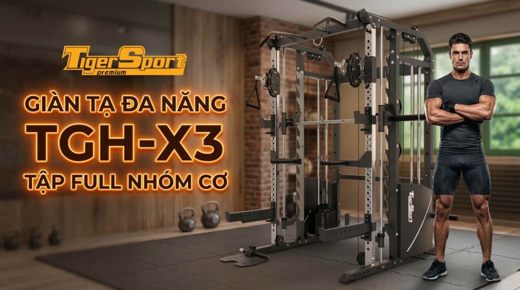 GIÀN TẠ ĐA NĂNG TIGER SPORT TGH-X3 12