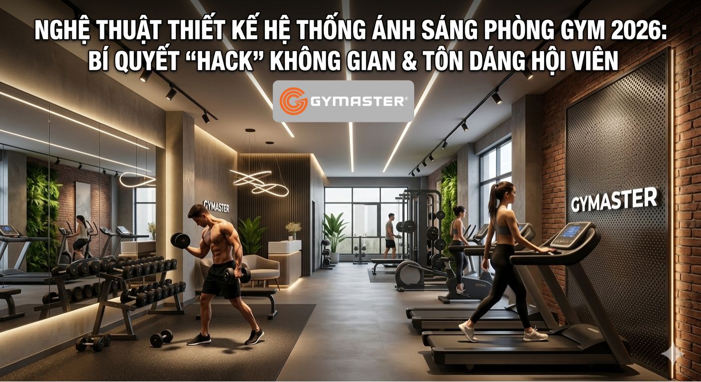 Nghệ Thuật Thiết Kế Hệ Thống Ánh Sáng Phòng Gym 2026: Bí Quyết "Hack" Không Gian & Tôn Dáng Hội Viên 1